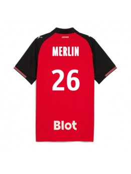 Stade Rennais Quentin Merlin #26 Domaci Dres 2025-26 Kratak Rukavima
